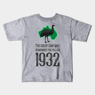 The Great Emu War of 1932 Kids T-Shirt